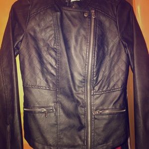 Faux Leather Jacket